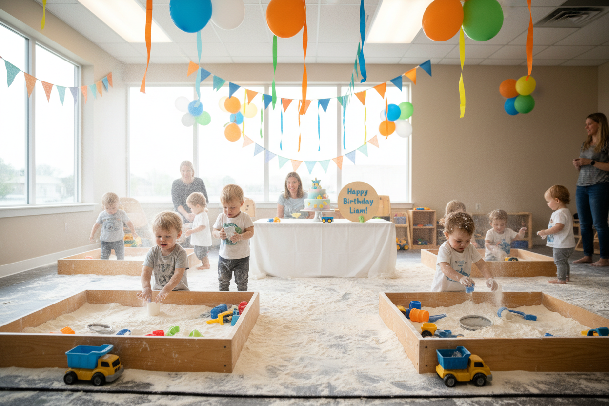 Toddler Birthday Party at Flour Play Room